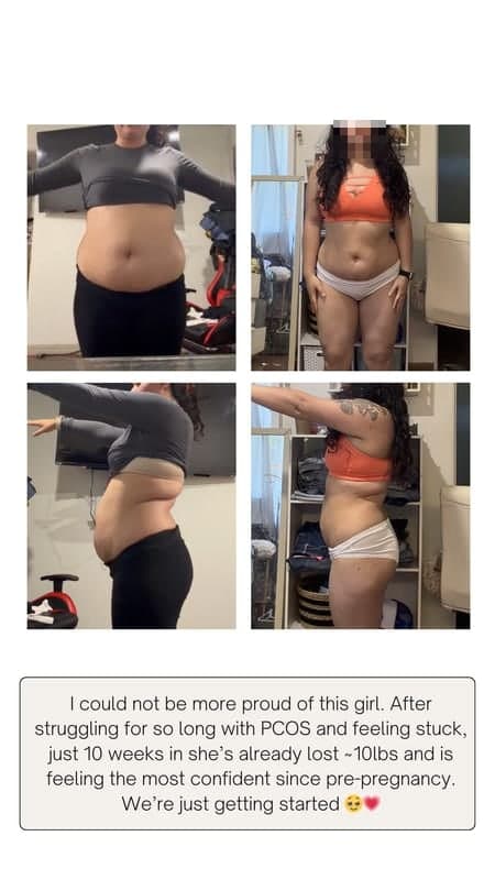 Before and after photo